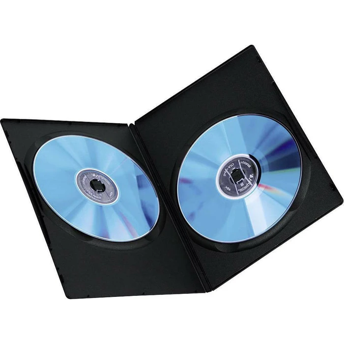 Θήκη DVD Hama Slim Double Jewel pack of 10, black 51184