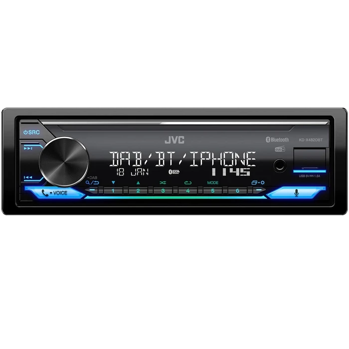 Ηχοσύστημα Αυτοκινήτου JVC KD-X482DBT