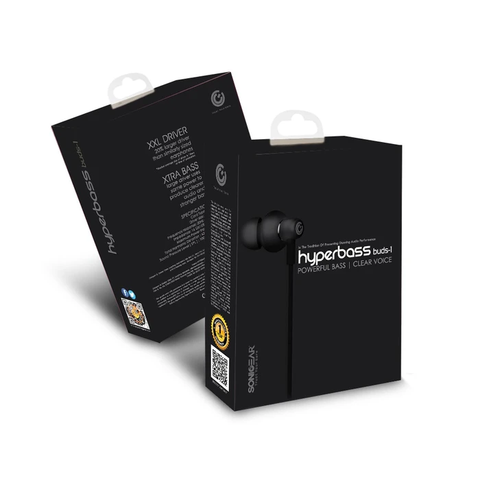 Handsfree Ακουστικά Sonic Gear HYPERBASS BUDS 1 Black