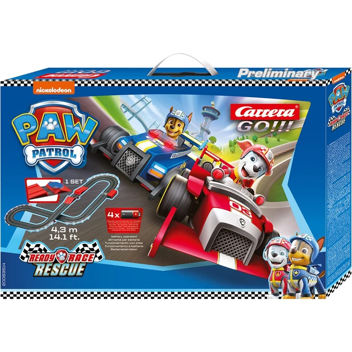 Πίστα Carrera GO!!! 20062535 Paw Patrol - Ready Race Rescue