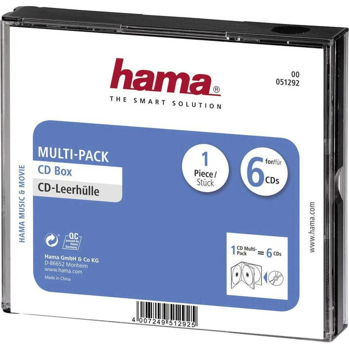 Θήκη CD Hama Multi-Pack 6