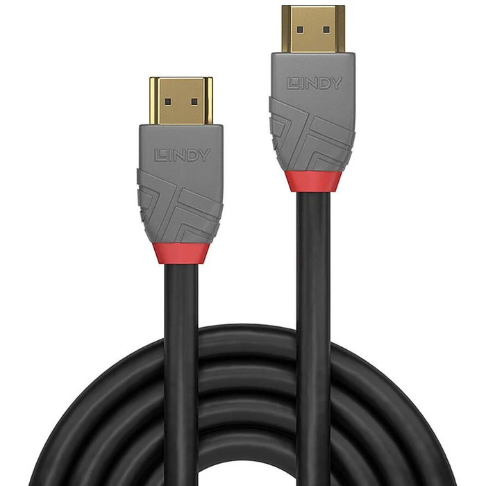 Καλώδιο HDMI Lindy High Speed Anthra Line 1m