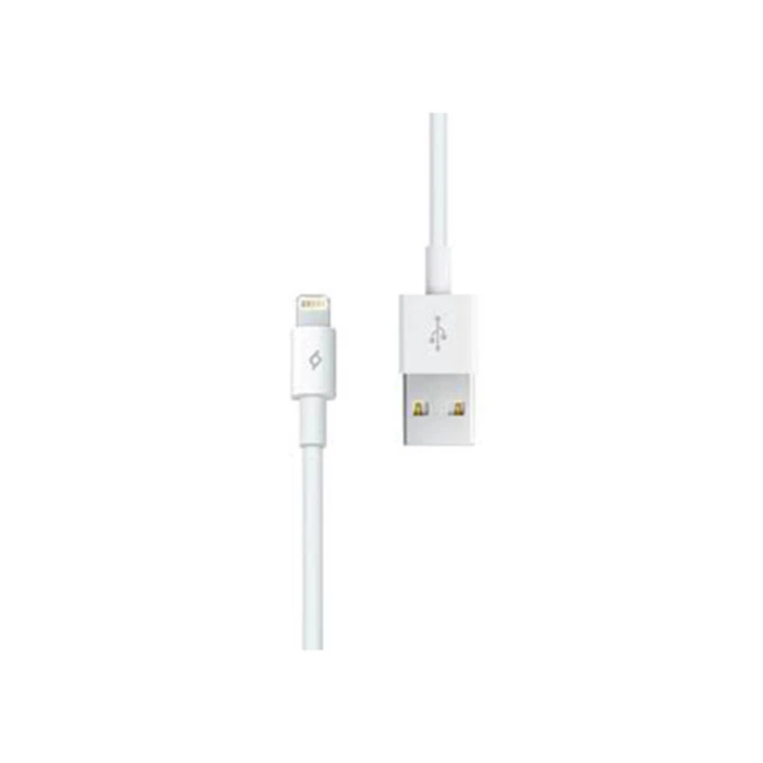 Καλώδιο USB T-Tec - USB A/Lightning - 1m - White