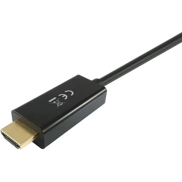 Καλώδιο DisplayPort Equip -> HDMI M/M 2.0m 4K/30Hz Black
