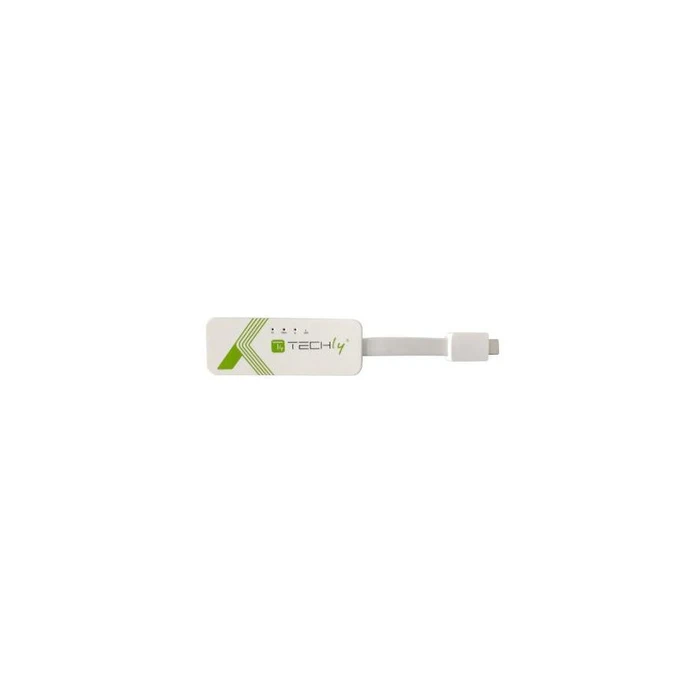 Αντάπτορας Δικτύου USB Techly 3.1 Typ C RJ45 10/100/1000 white