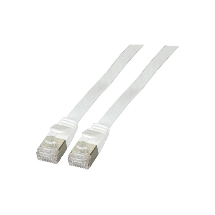 Καλώδιο Δικτύου EFB RJ45 FlachU/UTP, Cat.6A, PVC, 0,5m, White