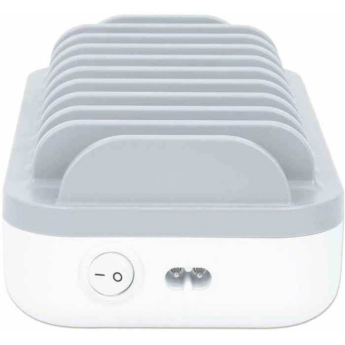 Φορτιστής Πρίζας Manhattan 10-Port USB 120W White/gray