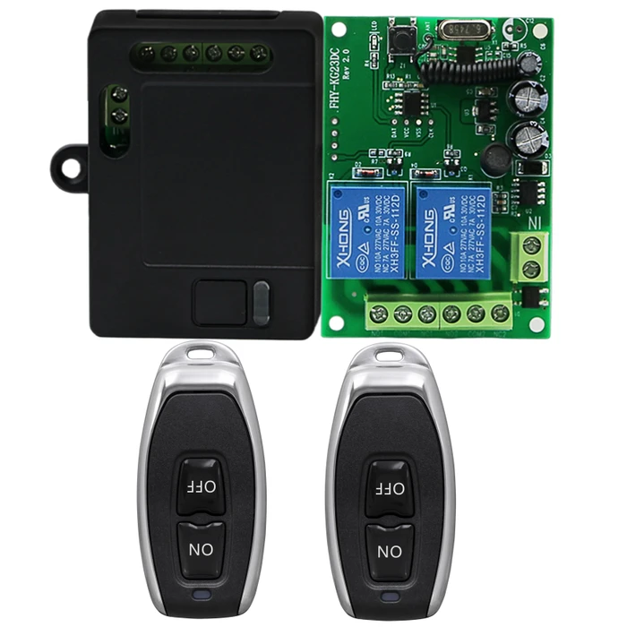 Δικάναλος Δέκτης Εντολών ATC KIT Με 2 Κοντρόλ KG1285V (12V εως 85V)