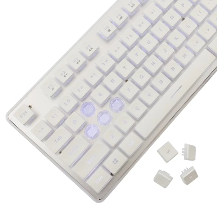 Gaming Πληκτρολόγιο White Shark Led Keyboard Gk-003241 Tachi Us Layout White