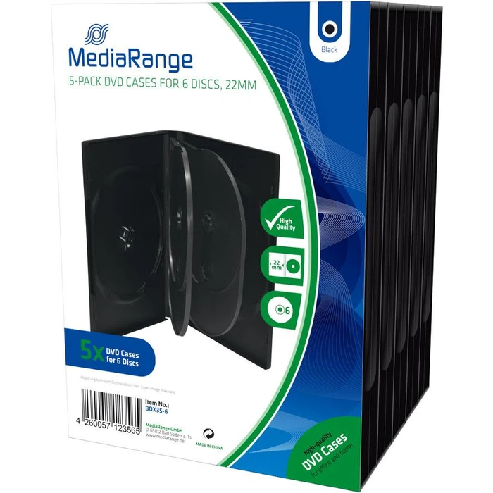 Θήκη DVD MediaRange 6er Box 5 pieces