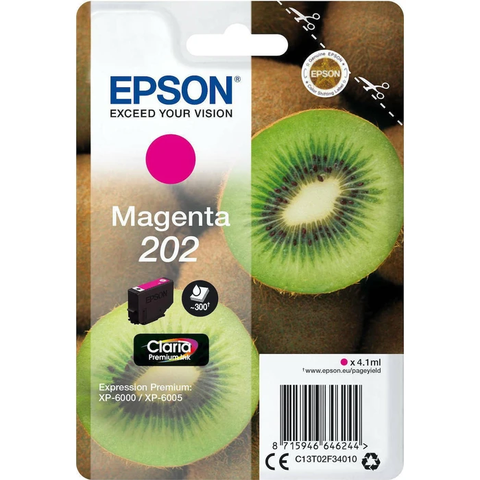 Μελάνι Epson magenta Claria Premium 202 T 02F3