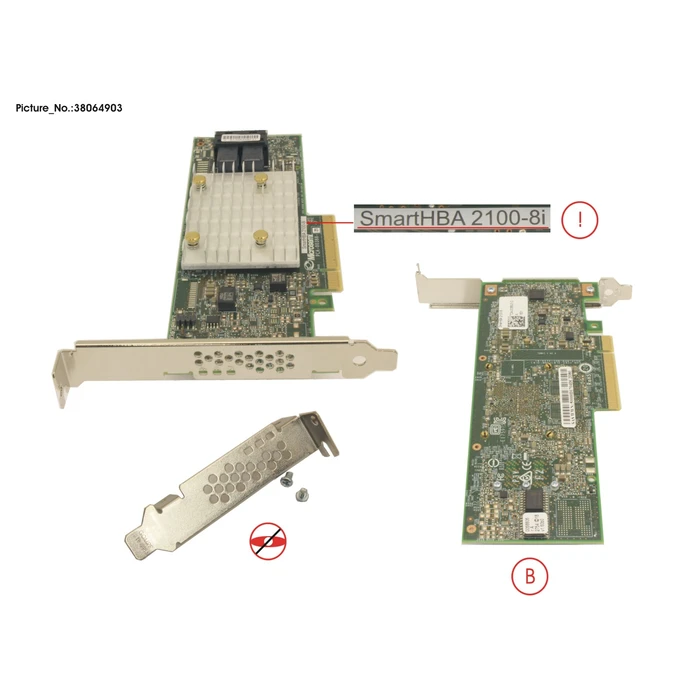 Κάρτα Δικτύου PCIe Fujitsu PSAS CP 2100-8i FH/LP