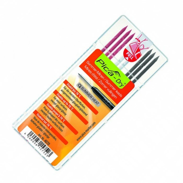 Μύτες Μηχανικών Μολυβιών Pica DRY Refills SUMMER HEAT