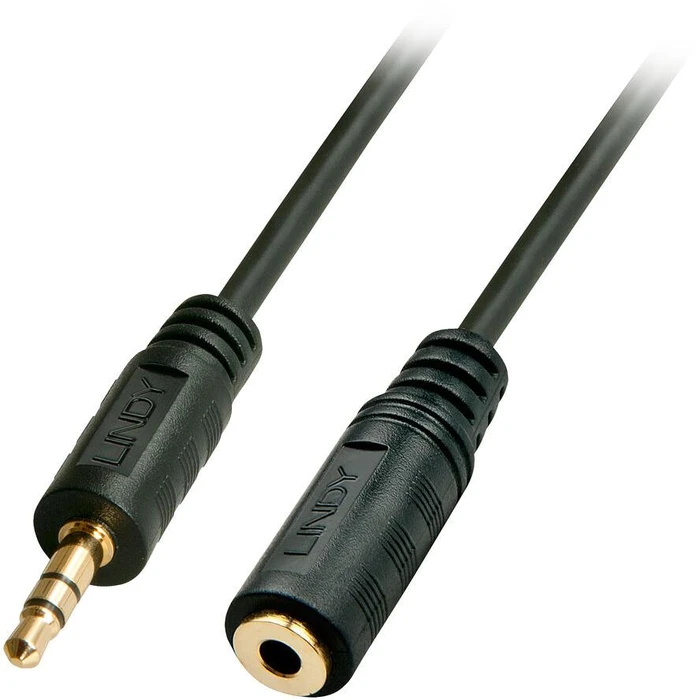 Καλώδιο Ήχου Lindy Stereo 3.5mm/3.5mm M/F 5m