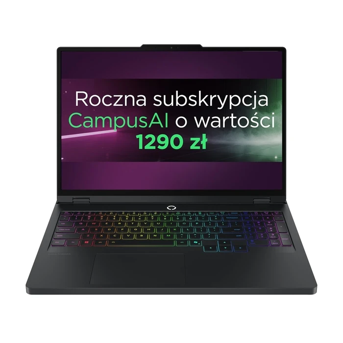 Lenovo Laptop Legion Pro 5 16ADR10 Ryzen 9 8945HX 16 WQXGA IPS 500 nits 240 Hz 32 GB DDR5 5200 SSD 1 TB GeForce RTX 5060 8 GB Win11 Eclipse Black