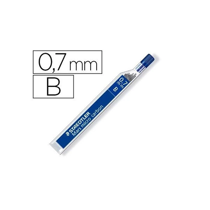 Μύτες Μηχανικών Μολυβιών Staedtler fine lead Mars micro 0,7mm B 12St 12pieces