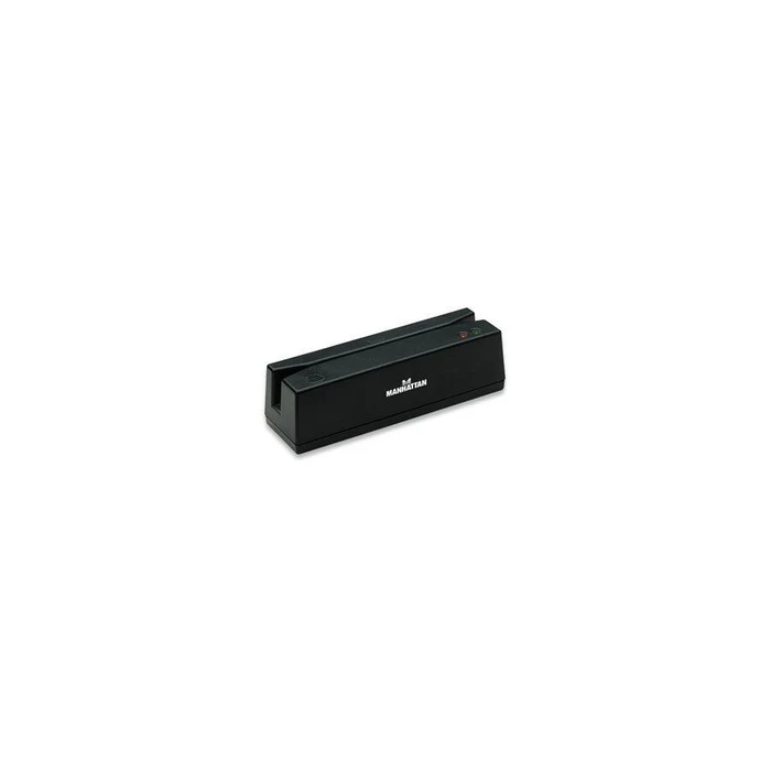 Αναγνώστης καρτας Manhattan magnetic card reader USB three track reader black