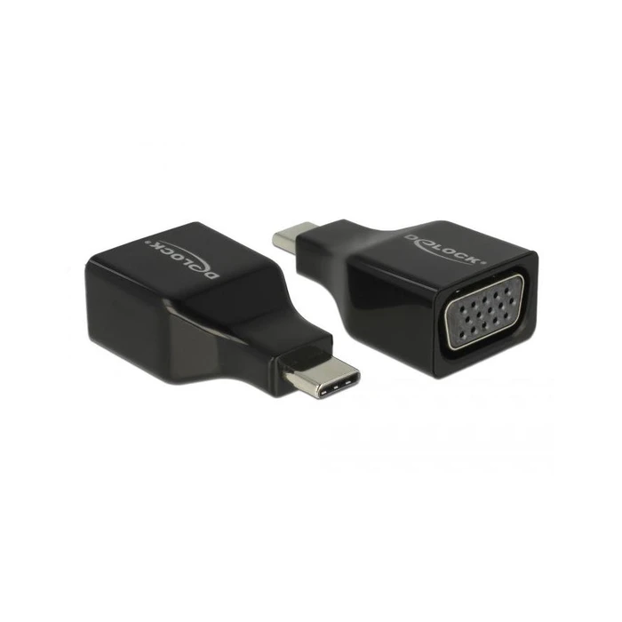 Αντάπτορας USB Delock USB-C > VGA (DP Alt Mode) male / female black