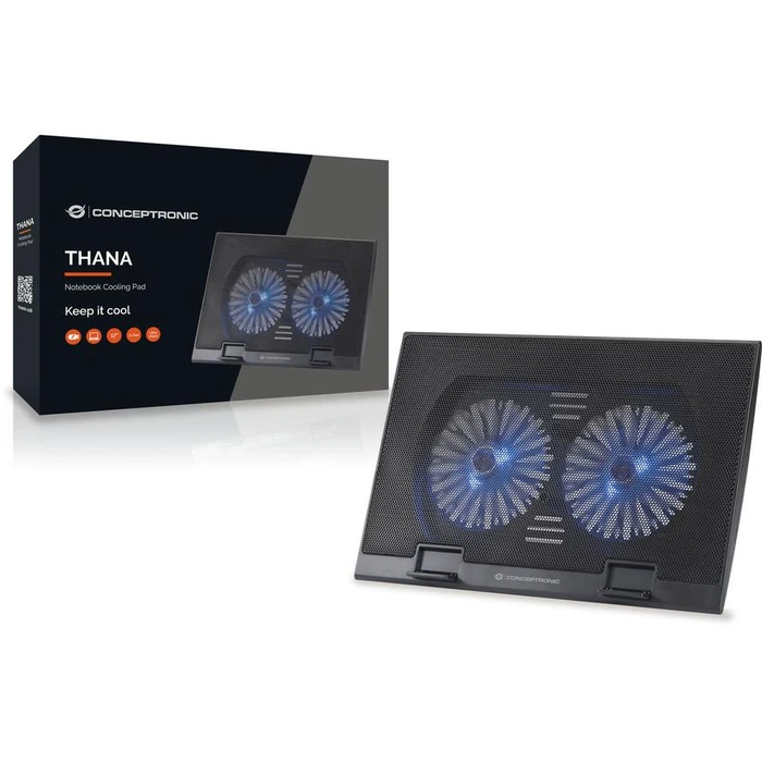 Βάση Laptop CONCEPTRONIC 2-Fan Cooling Pad (17.0")/ Ergonomic