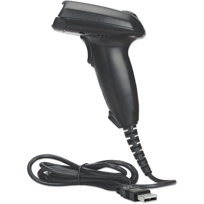 Barcode Scanner Manhattan LongRange CCD USB 100mm black