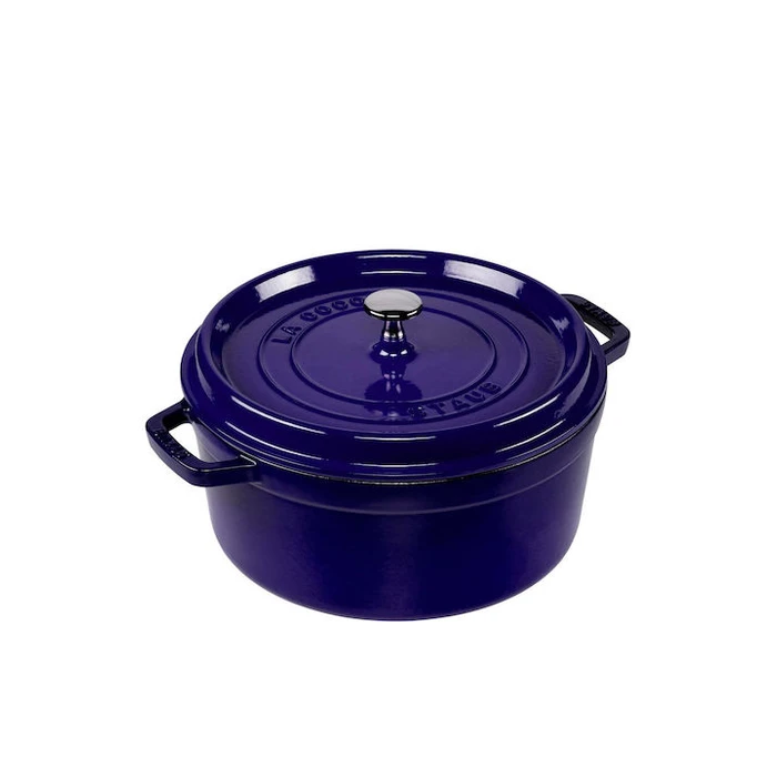 Κατσαρόλα Staub Round Cocotte, 24cm cast iron, dark blue