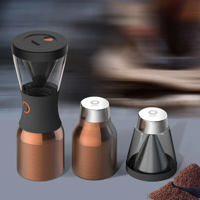 Καφετιέρα Φίλτρου Asobu Cold Brew Coffee Copper, 1.1 L