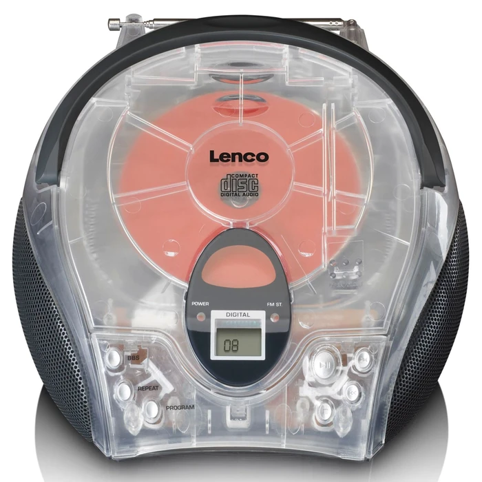 Ραδιόφωνο CD Lenco SCD-24 transparent