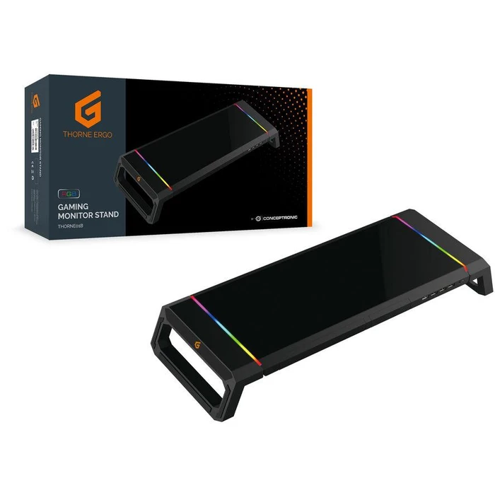 Βάση Monitor Conceptronic Tischalterung THORNE Gaming +4xUSB 2.0 ports sw
