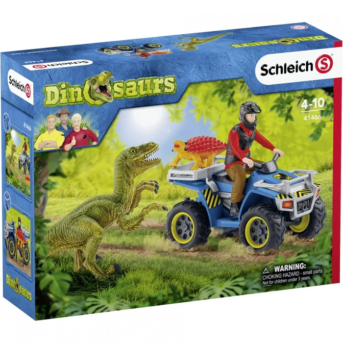 Μινιατούρα Schleich Dinosaurs 41466 Quad Escape from Velociraptor
