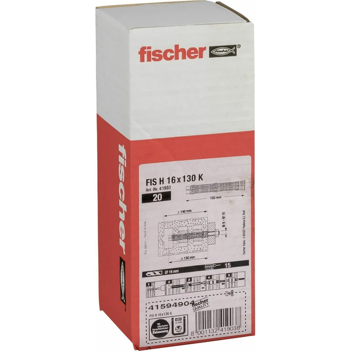 Ούπα Fischer Injections Anchor Sleeve FIS H 16x130 K 20 pcs.