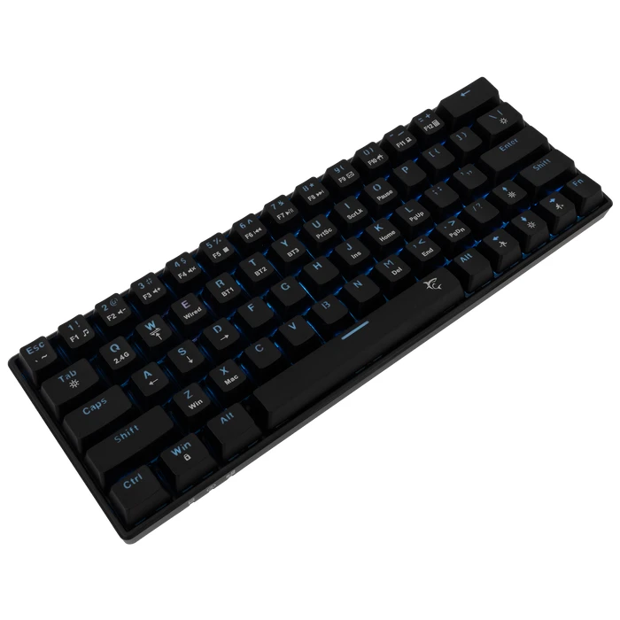 Gaming Πληκτρολόγιο Ασύρματο White Shark BT/TYPE-C Mechanical RED SWITCH GK-003111 US Black