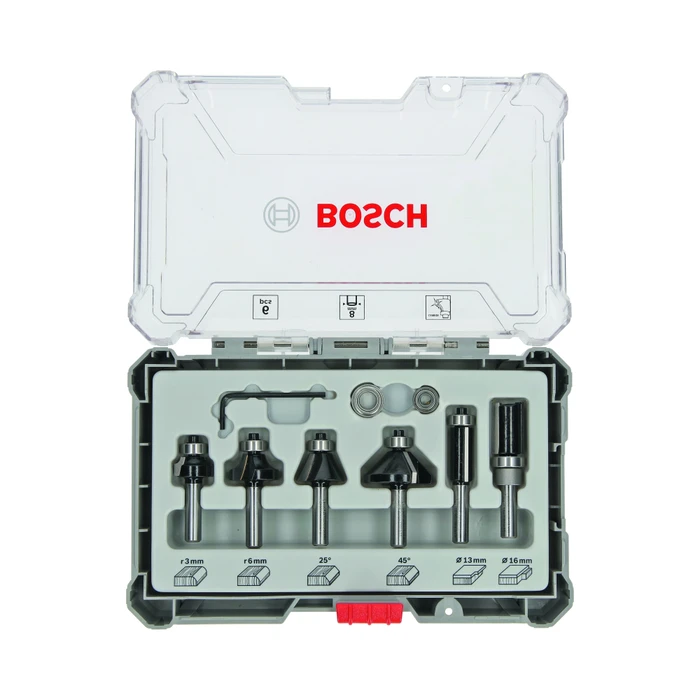 Σετ Φρέζες Bosch milling Set Trim&Edging 6tlg.