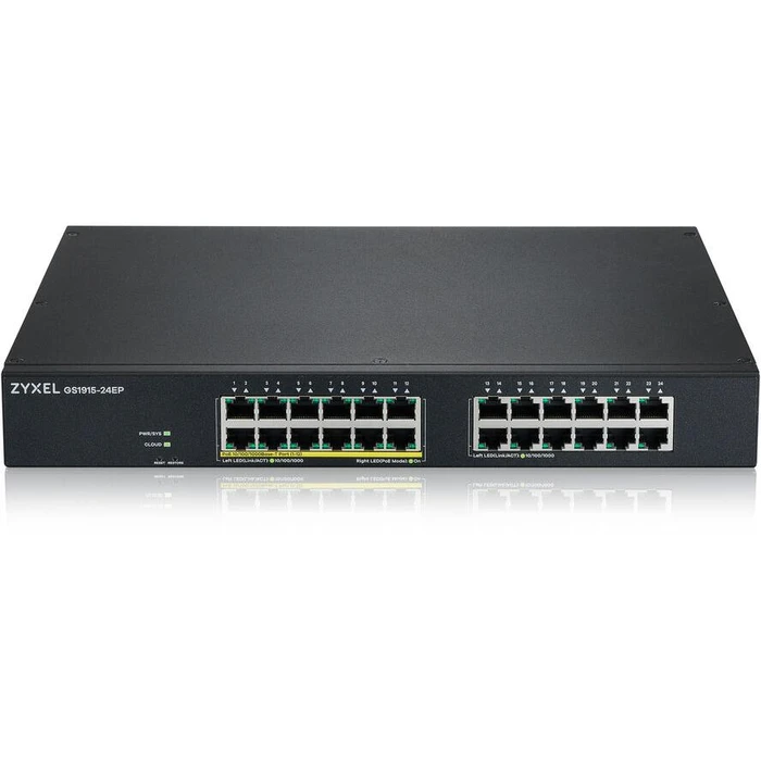 Network Switch Zyxel 24-Port GbE+ 130Watt 802.3at Smart NebulaFlex.