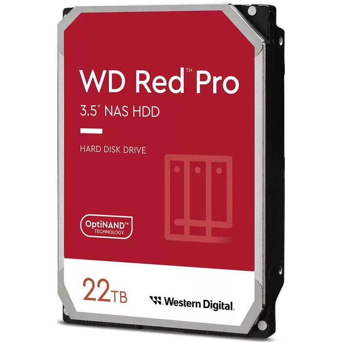 Εσωτερικός Σκληρός Δίσκος 3.5" 22TB WD Red Pro SATA3 7200 512MB WD221KFGX intern