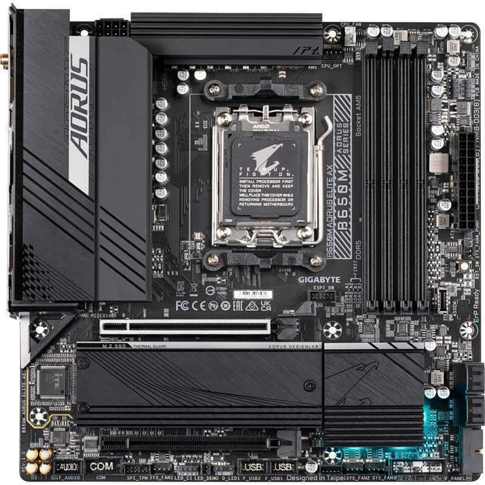 Motherboard Gigabyte AMD AM5 B650M AORUS ELITE AX