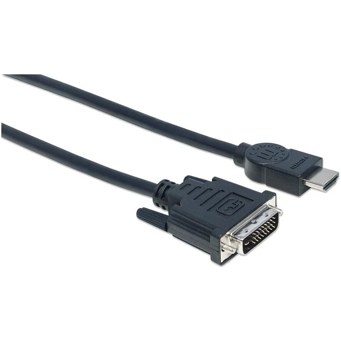 Καλώδιο HDMI Manhattan 1.3 to DVI-D DualLink M/M 3.0m bulk