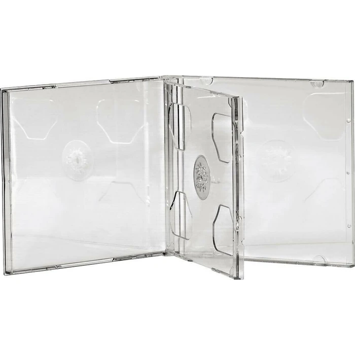 Θήκη CD Hama Double-Box pack of 5 Transparent Jewel-44752