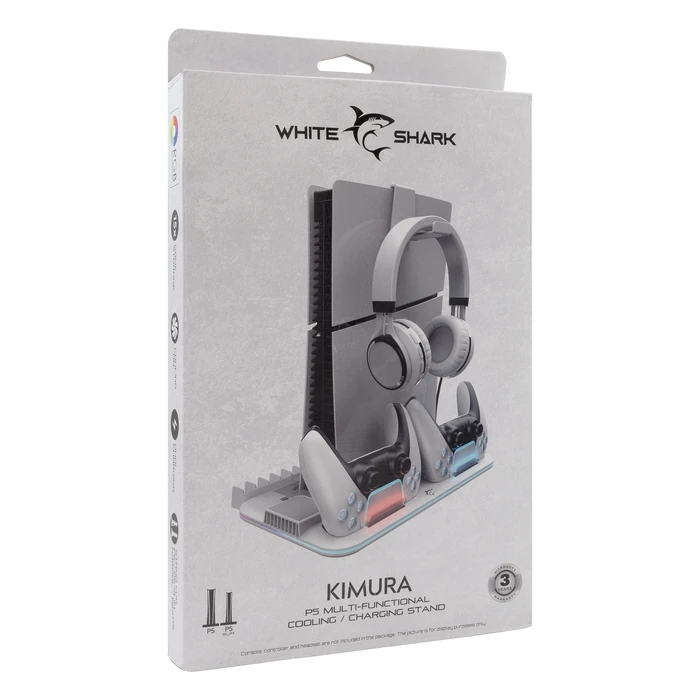 Βάση Φόρτισης White Shark PS5 COOLING PAD + 2 SLIM PS5-DZ504 KIMURA-2