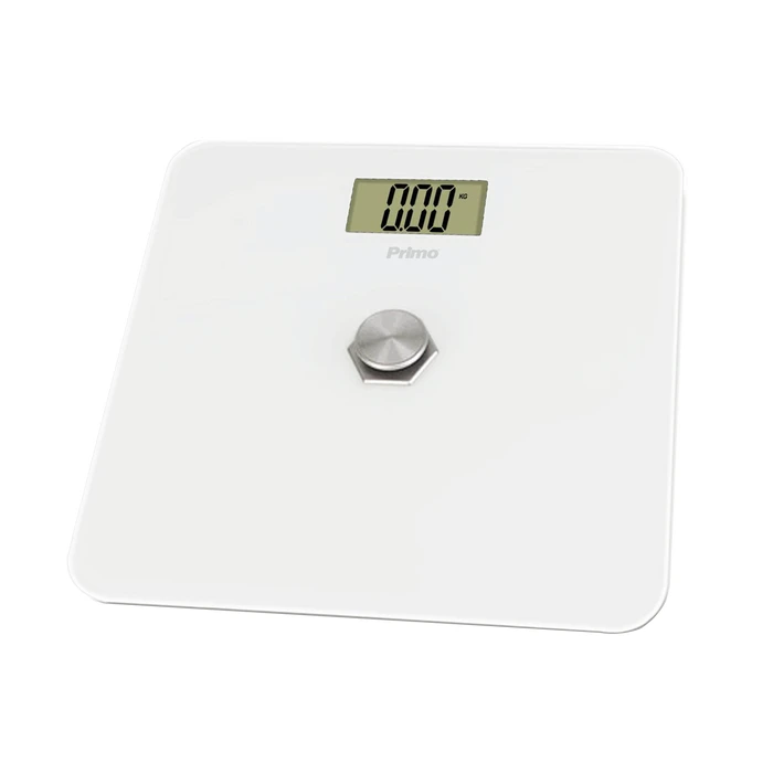 Ζυγαριά Σώματος Primo Kinetic PRBS-40466 180Kg Υάλινη Λευκή