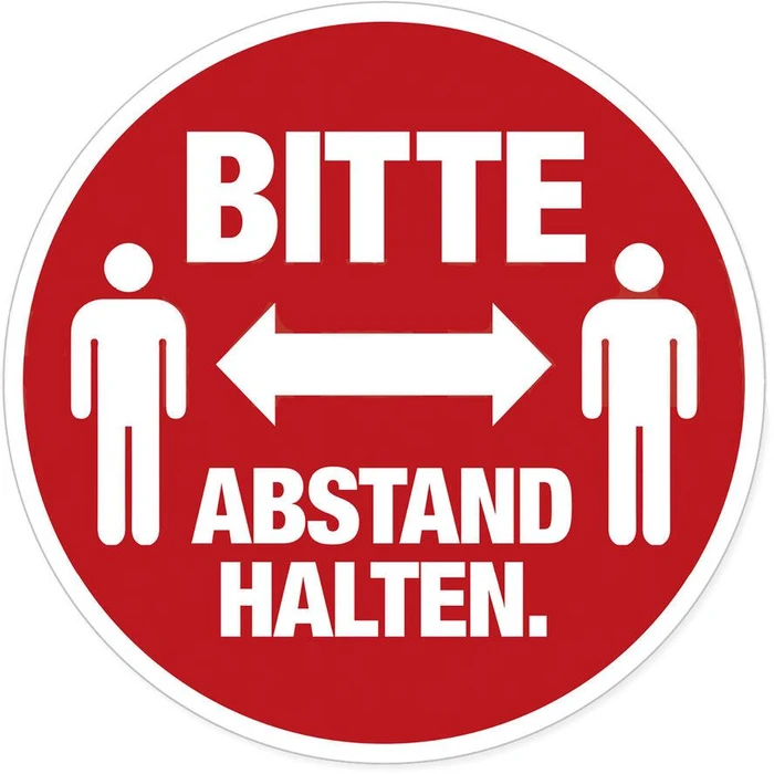 Αυτοκόλλητο Απόστασης Herma red/White Text/Pict. 5St.