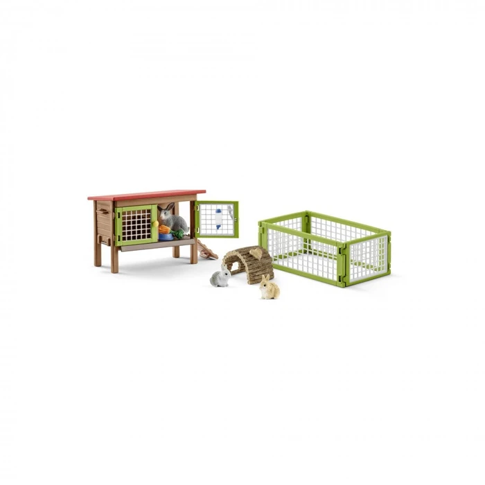 Μινιατούρα Schleich Farm World 42420 Rabbit Hutch
