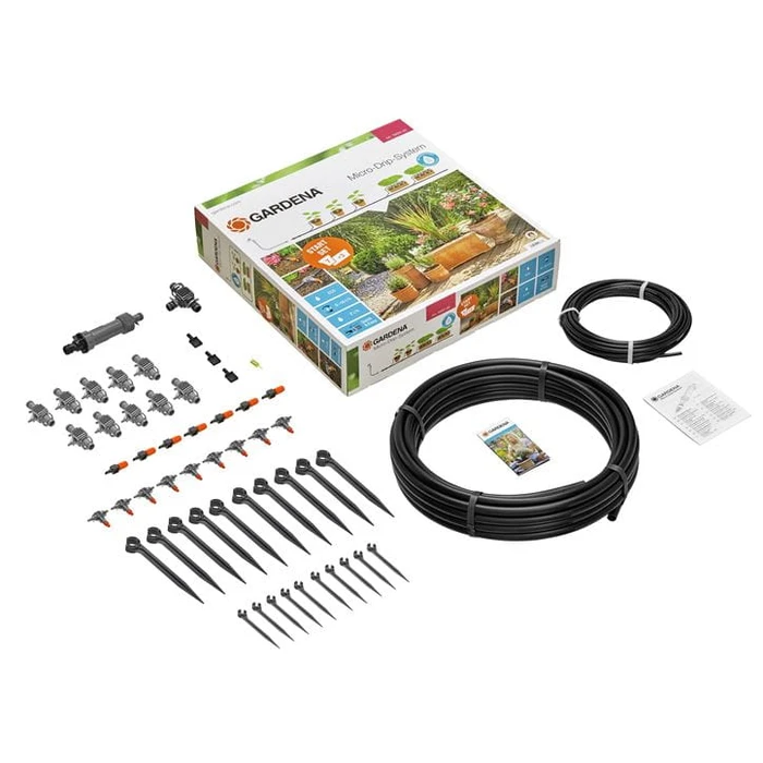 Σύστημα Αυτοποτισμού Σταγόνας Gardena Micro-Drip-System Set (35 Plants)