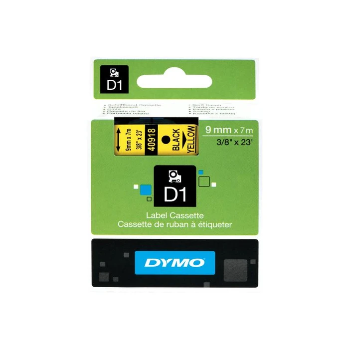Ταινία Ετικετογράφου Dymo 40918 Black Yellow (S0720730)