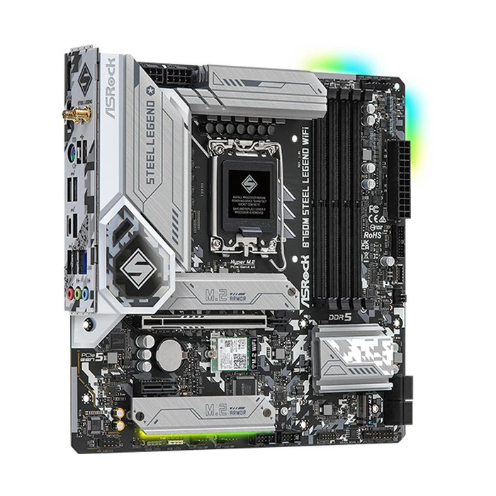 Motherboard ASRock Intel 1700 B760M Steel Legend WiFi