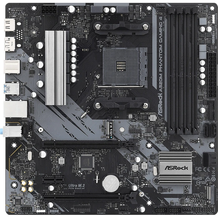 Motherboard ASRock A520M Phantom Gaming 4 - Micro ATX - Socket AM4 - AMD A520
