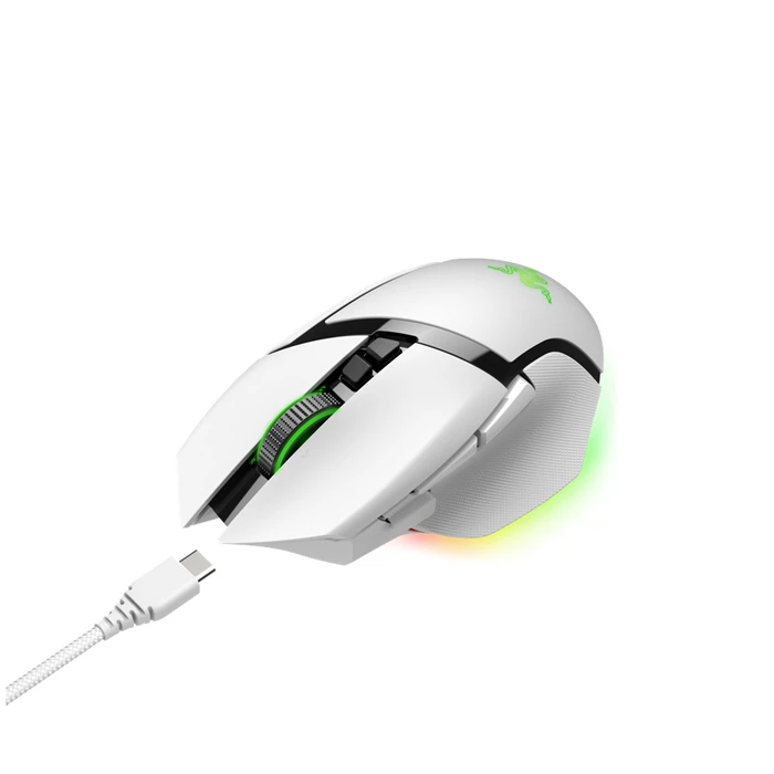 Ποντίκι Ασύρματο Razer BASILISK V3 PRO WHITE - Tilt Wheel - 11 Buttons - 30k