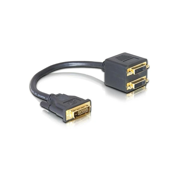 Αντάπτορας DVI Delock (24+1) -> 2x (24+1) M/F