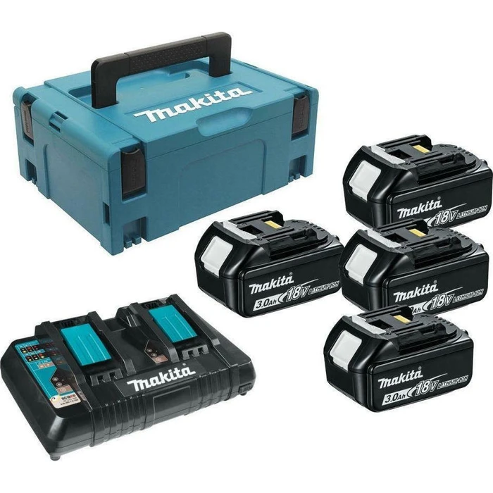 Φορτιστής Εργαλείων Makita Energy Kit 197626-8 4x BL1850B + DC18RD
