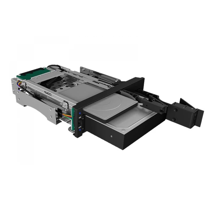 Πλαίσιο Για Σκληρούς Δίσκους Icy Box 1x2,5"+1x3,5" SATA/SAS=>2xSATA Host 5,25"