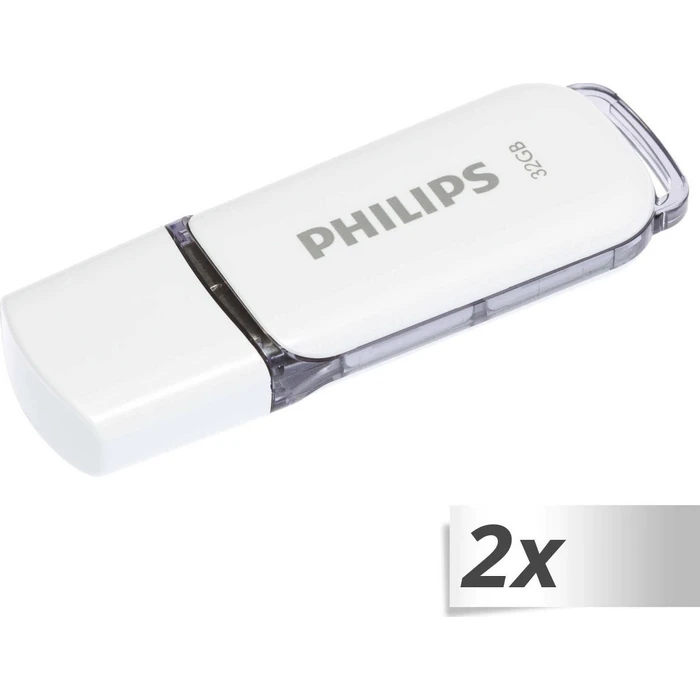 USB Flash 32GB Philips USB 2.0 2-Pack Snow Edition Shadow Grey